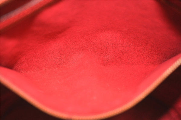 Auth Louis Vuitton Epi Saint Jacques Shopping Shoulder Bag Red M52267 LV K4921