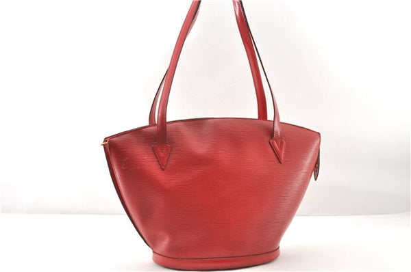 Auth Louis Vuitton Epi Saint Jacques Shopping Shoulder Bag Red M52267 LV K4921