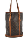 Authentic Louis Vuitton Monogram Bucket GM Shoulder Tote Bag M42236 Junk K4922