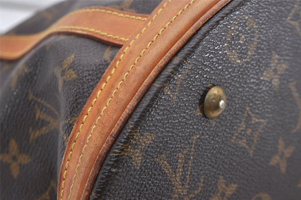 Authentic Louis Vuitton Monogram Bucket GM Shoulder Tote Bag M42236 Junk K4922