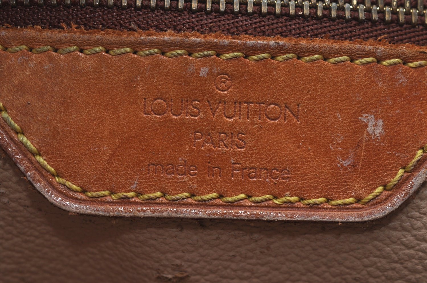 Authentic Louis Vuitton Monogram Bucket GM Shoulder Tote Bag M42236 Junk K4922