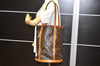 Authentic Louis Vuitton Monogram Bucket GM Shoulder Tote Bag M42236 Junk K4922