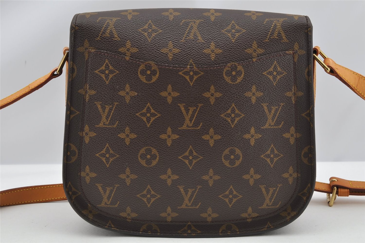 Authentic Louis Vuitton Monogram Saint Cloud GM M51242 Shoulder Cross Bag K4923