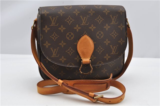 Authentic Louis Vuitton Monogram Saint Cloud GM M51242 Shoulder Cross Bag K4923