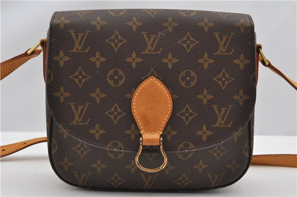 Authentic Louis Vuitton Monogram Saint Cloud GM M51242 Shoulder Cross Bag K4923