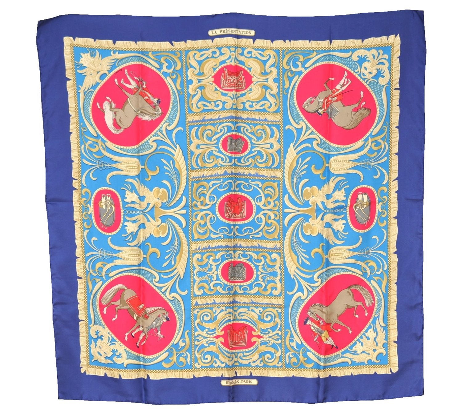 Authentic HERMES Carre 90 Scarf 