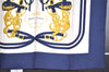 Authentic HERMES Carre 90 Scarf "BRIDES de GALA par" Silk Navy K4933