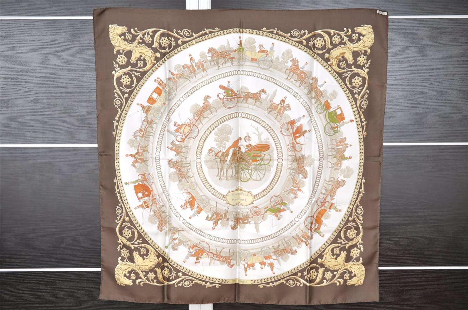 Authentic HERMES Carre 90 Scarf 