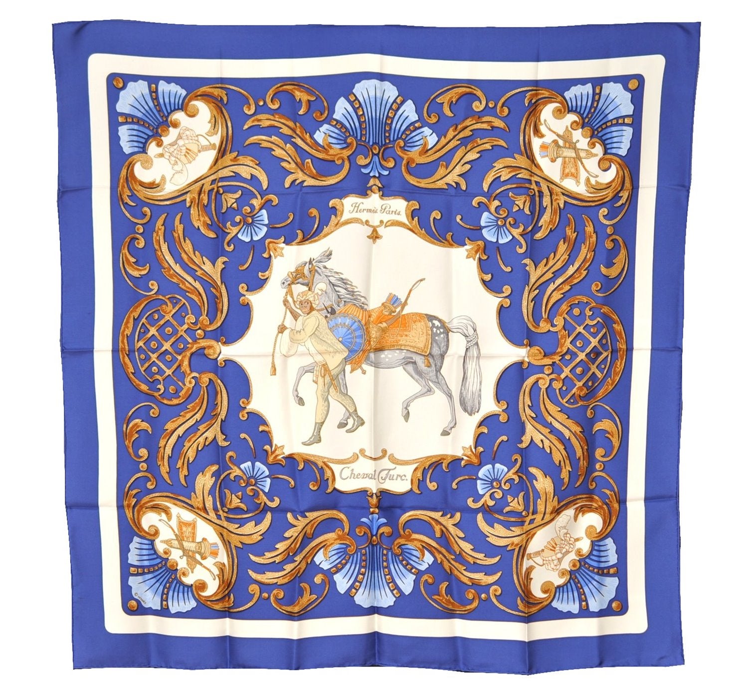 Authentic HERMES Carre 90 Scarf 