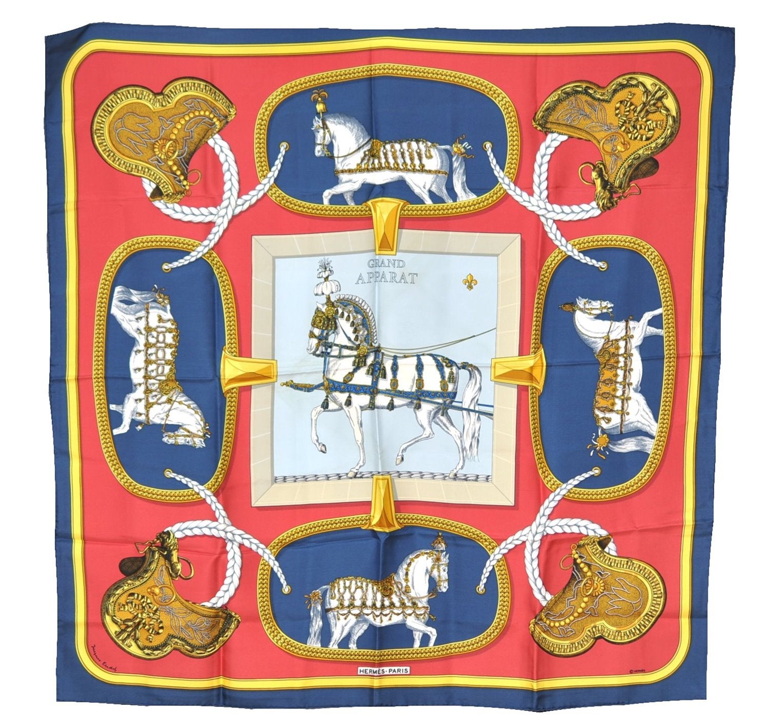 Authentic HERMES Carre 90 Scarf 