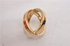 Authentic HERMES Scarf Ring Cosmos Bijouterie Fantaisie Gold Tone Box K4948