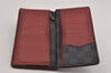 Auth Louis Vuitton Damier Graphite Portefeuille Brazza Wallet Bordeaux K4952