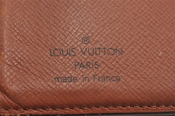 Auth Louis Vuitton Monogram Porte Monnaie Billets Viennois M61663 Wallet K4953