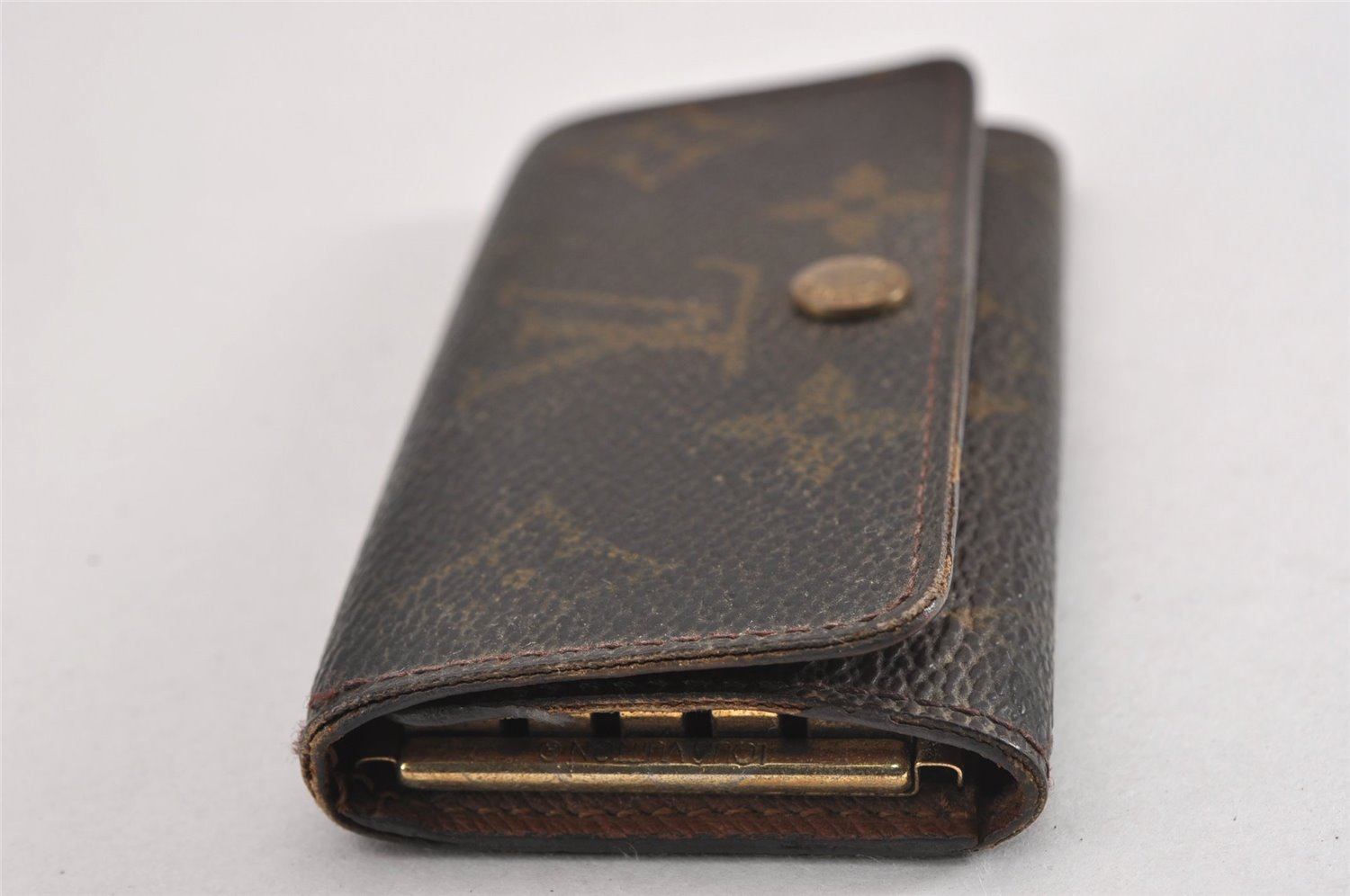 Authentic Louis Vuitton Monogram Multicles 4 Four Hooks Key Case M62631 LV K4954