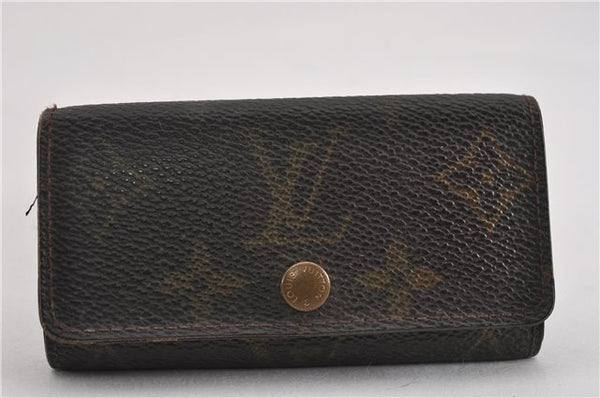 Authentic Louis Vuitton Monogram Multicles 4 Four Hooks Key Case M62631 LV K4954