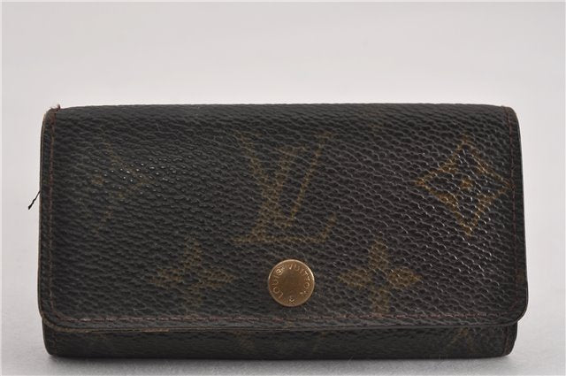 Authentic Louis Vuitton Monogram Multicles 4 Four Hooks Key Case M62631 LV K4954