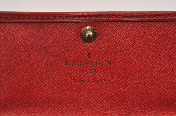 Authentic Louis Vuitton Epi Multicles 4 Key Case Red M63827 LV K4955