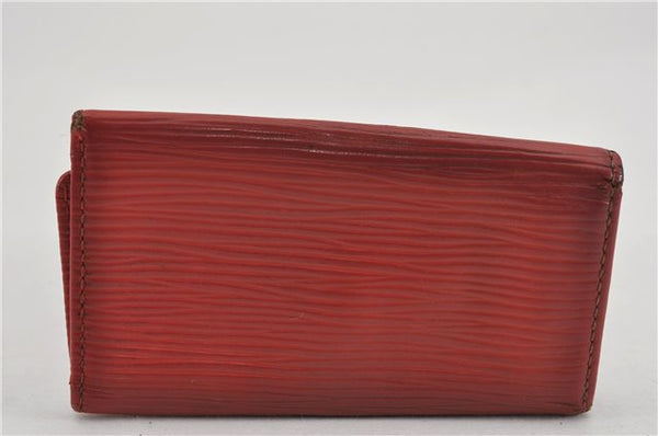 Authentic Louis Vuitton Epi Multicles 4 Key Case Red M63827 LV K4955