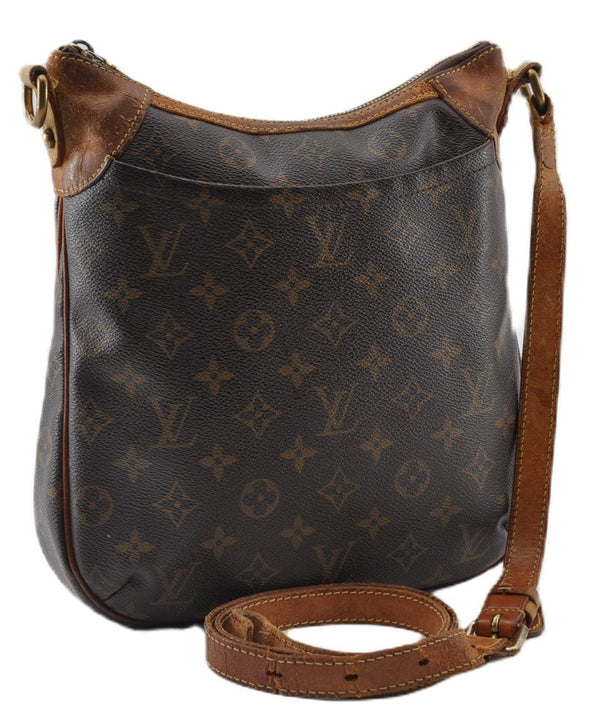 Authentic Louis Vuitton Monogram Odeon PM Shoulder Cross Bag M56390 Junk K4959