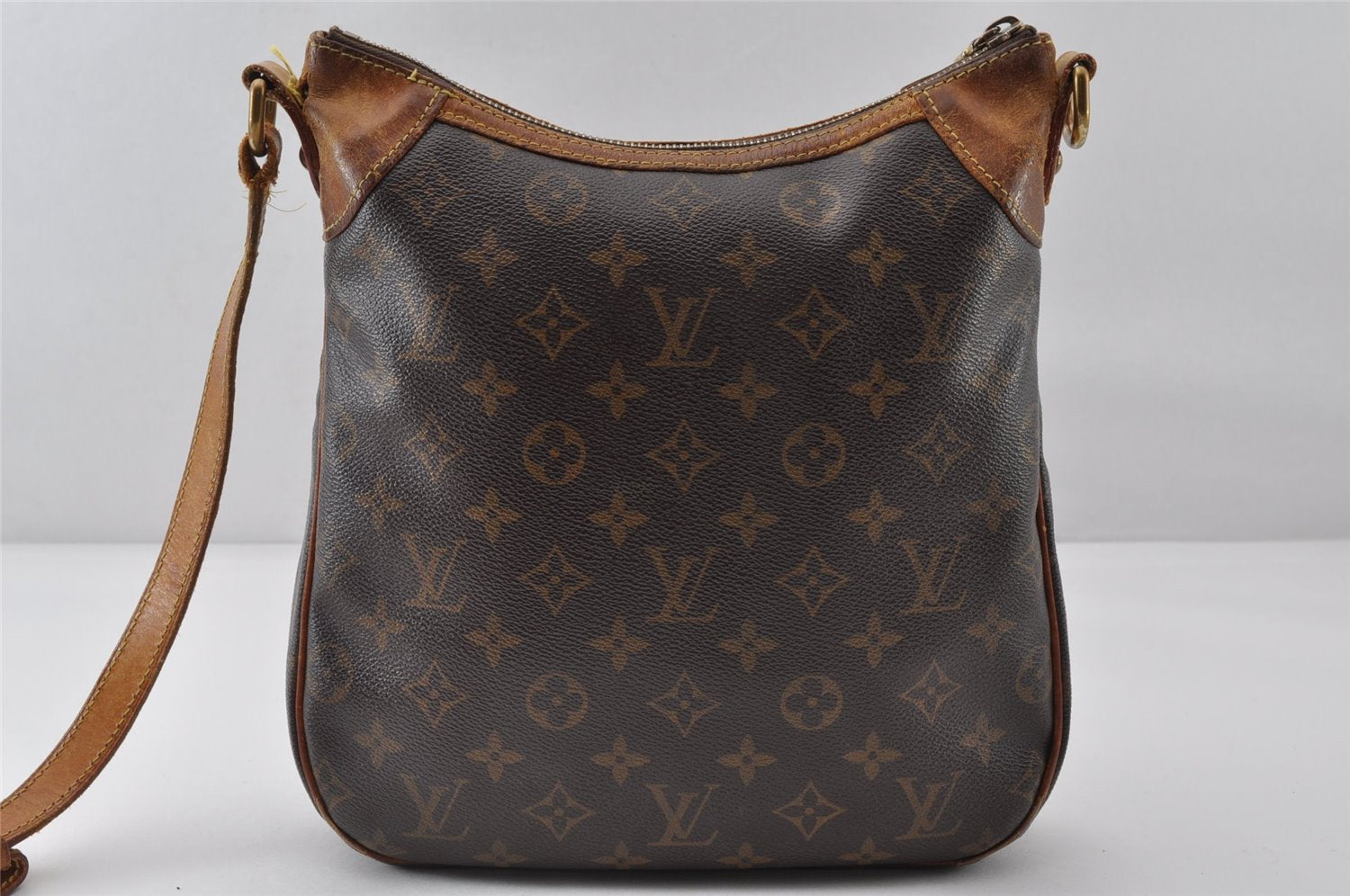 Authentic Louis Vuitton Monogram Odeon PM Shoulder Cross Bag M56390 Junk K4959