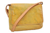 Authentic Louis Vuitton Vernis Thompson Street Shoulder Bag M91069 Yellow K4960