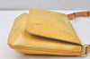 Authentic Louis Vuitton Vernis Thompson Street Shoulder Bag M91069 Yellow K4960