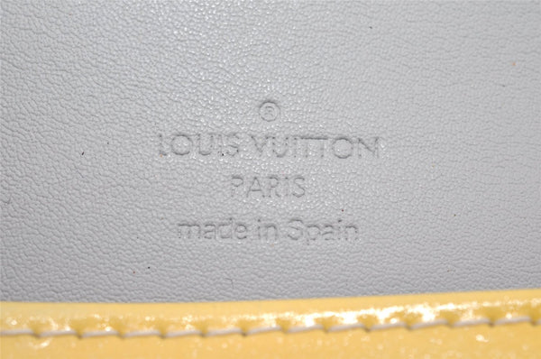 Authentic Louis Vuitton Vernis Thompson Street Shoulder Bag M91069 Yellow K4960