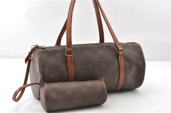 Authentic Louis Vuitton Monogram Papillon 30 Hand Bag Old Model LV Junk K4962