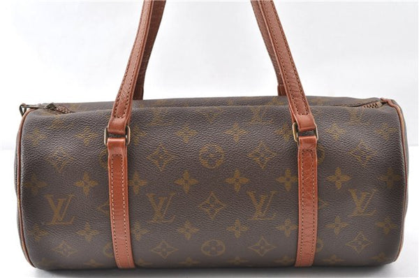 Authentic Louis Vuitton Monogram Papillon 30 Hand Bag Old Model LV Junk K4962