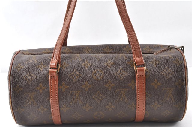 Authentic Louis Vuitton Monogram Papillon 30 Hand Bag Old Model LV Junk K4962