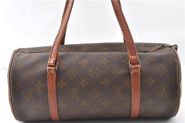 Authentic Louis Vuitton Monogram Papillon 30 Hand Bag Old Model LV Junk K4962
