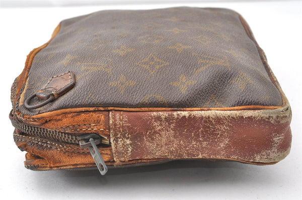 Authentic Louis Vuitton Monogram Pochette Sport Clutch Bag Old Model Junk K4963