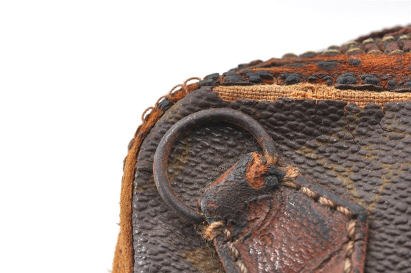 Authentic Louis Vuitton Monogram Pochette Sport Clutch Bag Old Model Junk K4963