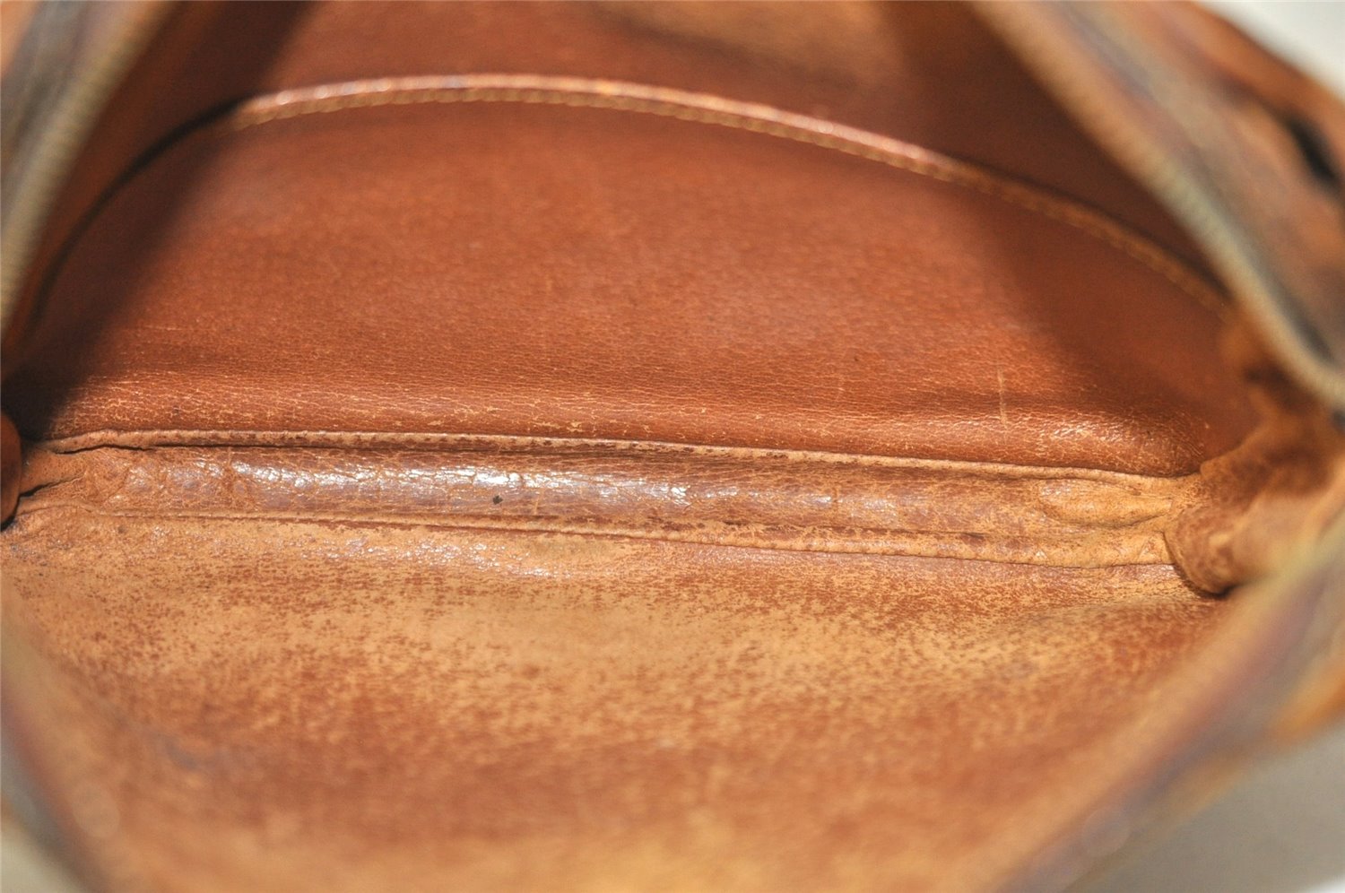 Authentic Louis Vuitton Monogram Pochette Sport Clutch Bag Old Model Junk K4963