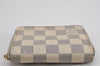 Authentic Louis Vuitton Damier Azur Zippy Coin Purse Wallet N63069 LV Junk K4964