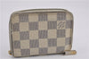 Authentic Louis Vuitton Damier Azur Zippy Coin Purse Wallet N63069 LV Junk K4964