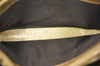 Authentic GUCCI Round Zip Long Wallet Purse GG Canvas Leather 323397 Brown K4965