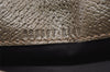 Authentic GUCCI Round Zip Long Wallet Purse GG Canvas Leather 323397 Brown K4965