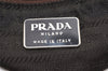 Authentic PRADA Vintage Nylon Tessuto Shoulder Tote Bag Green K4968