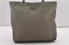 Authentic PRADA Vintage Nylon Tessuto Shoulder Tote Bag Green K4968