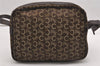 Authentic CELINE C Horse Carriage Shoulder Cross Bag Canvas Leather Brown K4969
