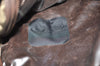 Authentic CELINE C Horse Carriage Shoulder Cross Bag Canvas Leather Brown K4969