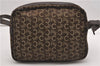 Authentic CELINE C Horse Carriage Shoulder Cross Bag Canvas Leather Brown K4969