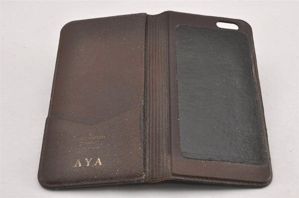 Authentic Louis Vuitton Monogram Folio Iphone 6+ Case M61423 LV K4973