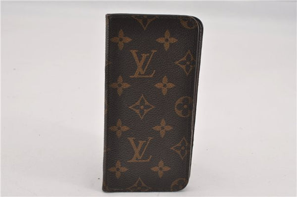 Authentic Louis Vuitton Monogram Folio Iphone 6+ Case M61423 LV K4973