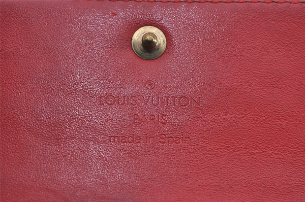 Authentic Louis Vuitton Vernis Multicles 4 Four Hooks Key Case M91976 Red K4978