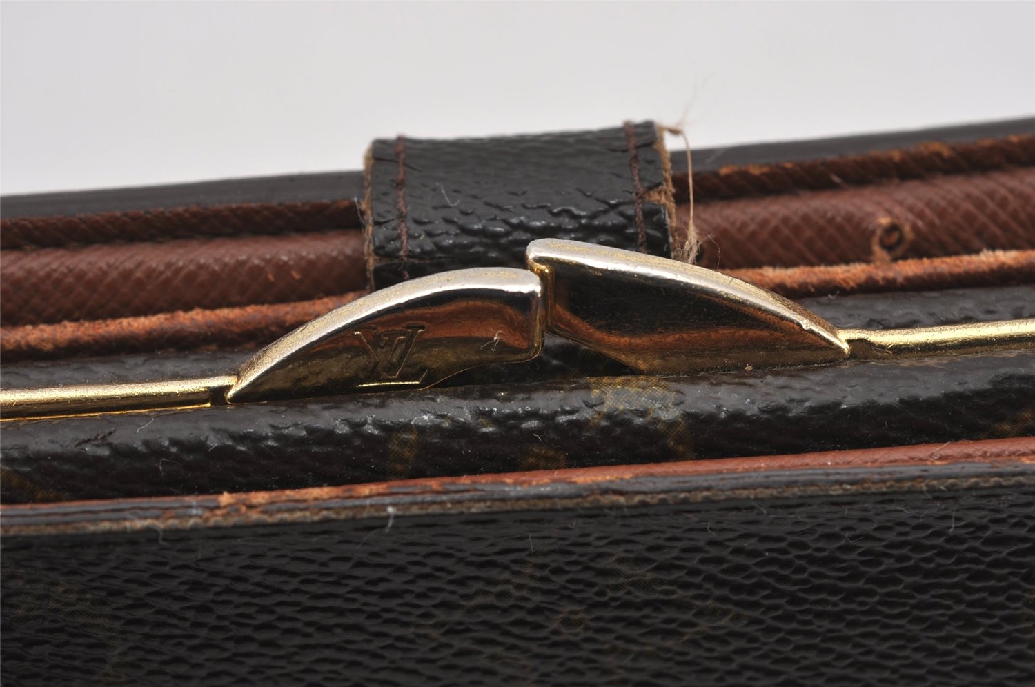 Auth Louis Vuitton Monogram Porte Monnaie Billets Viennois M61663 Wallet K4979