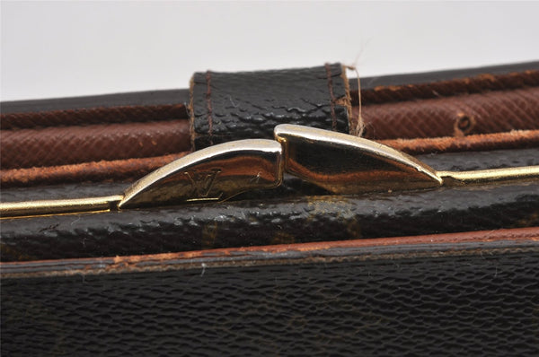 Auth Louis Vuitton Monogram Porte Monnaie Billets Viennois M61663 Wallet K4979