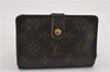 Auth Louis Vuitton Monogram Porte Monnaie Billets Viennois M61663 Wallet K4979