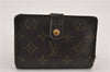 Auth Louis Vuitton Monogram Porte Monnaie Billets Viennois M61663 Wallet K4979